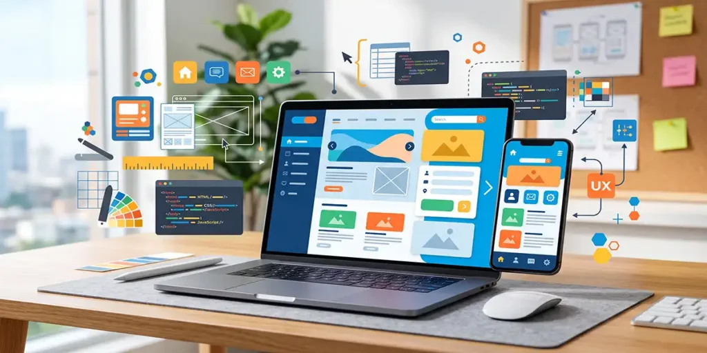 وب سایت یا طراحی اپلیکیشن